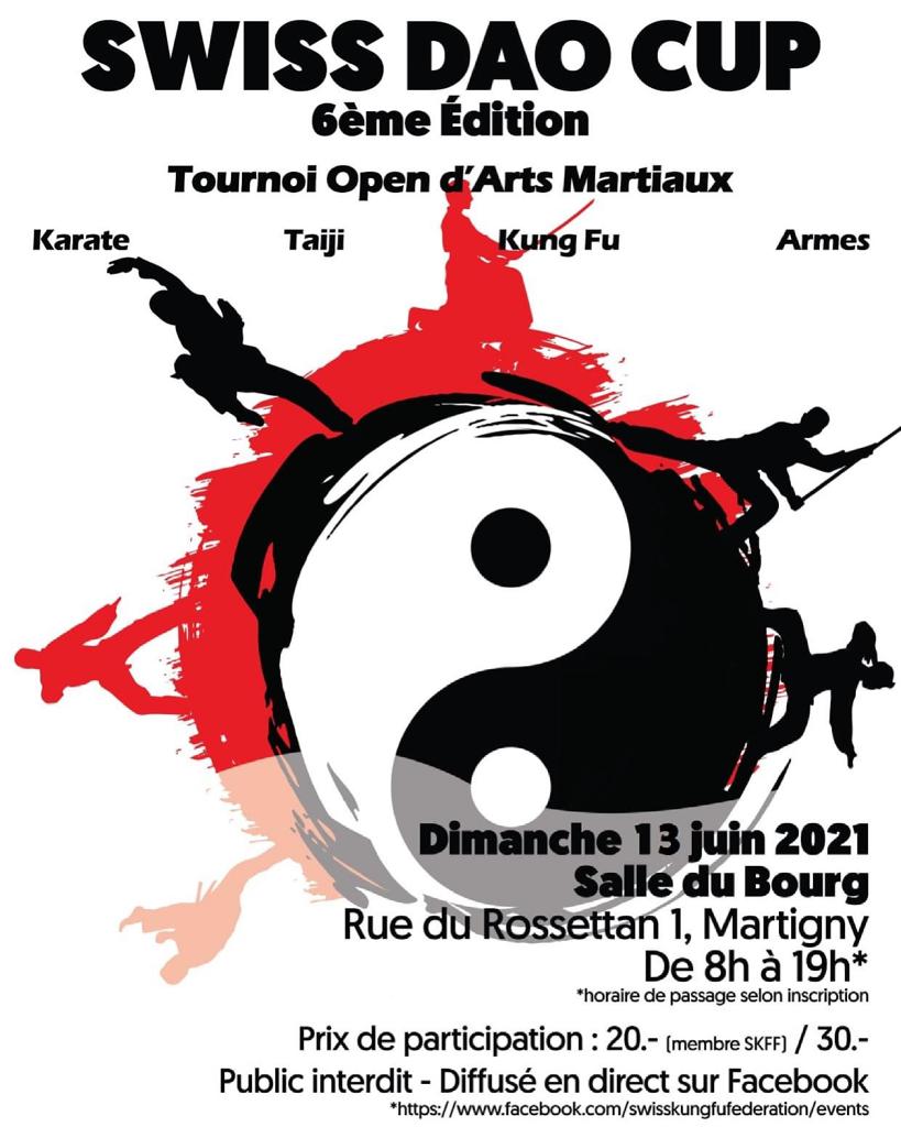 6e Swiss Dao Cup - Dimanche 13 juin 2021